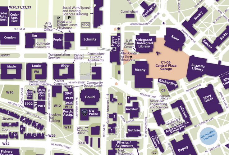 UW Hospital Campus Map