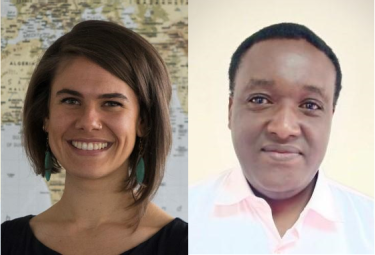 John Kinuthia and Anjuli Wagner