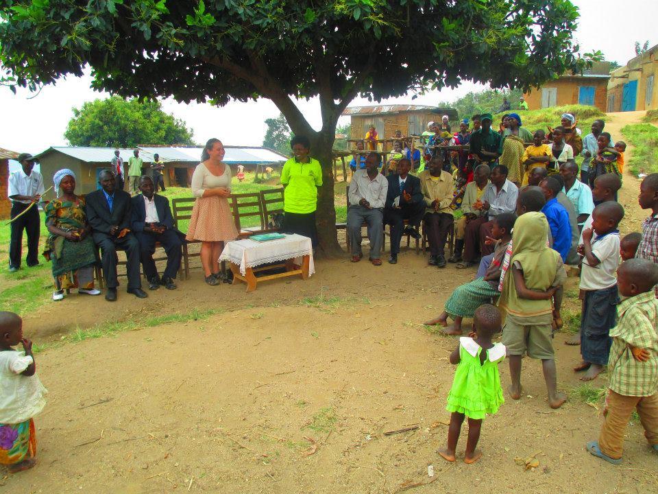 Boyarsky during her practicum in Uganda