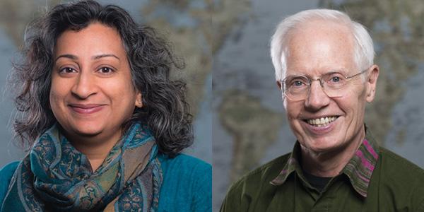 Side by Side Profile Photo of Deepa Rao & Steve Gloyd