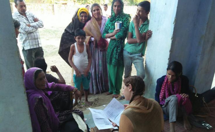 community members in Rajasthan, India